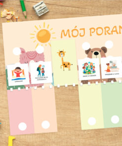 🌞 Planer „Mój poranek” – dobry dzień zaczyna się od spokojnego startu