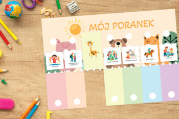 🌞 Planer „Mój poranek” – dobry dzień zaczyna się od spokojnego startu