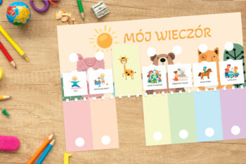 🌙 Planer „Mój wieczór” – spokojne zakończenie dnia krok po kroku